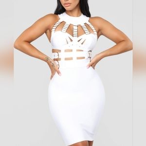 COPY - White Bandage Dress